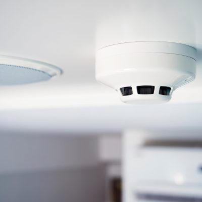 Smoke,Detector,Fire,Alarm,Sensor,In,Room,Building,Home,Safety