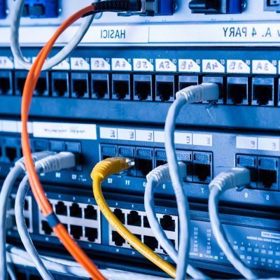 Detail,Of,Server,Room,With,Patch,Cables